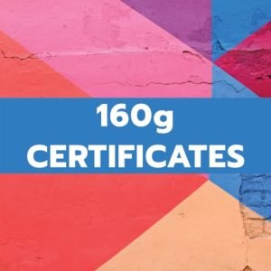 160g CERTIFICATES
