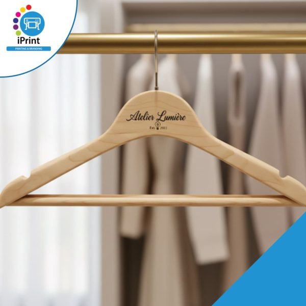 PRINTED WOODEN HANGER (SET OF 5)