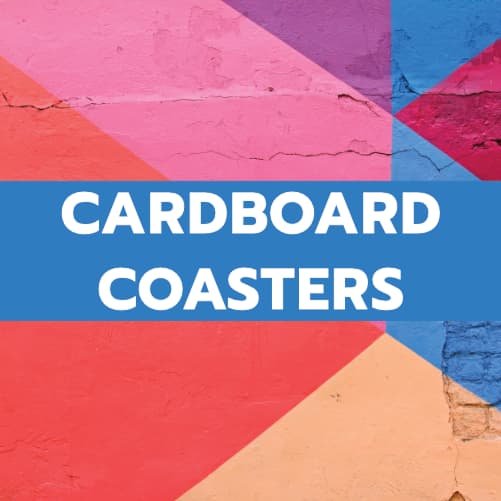 CARDBOARD COASTERS