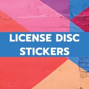 LICENSE DISC STICKER