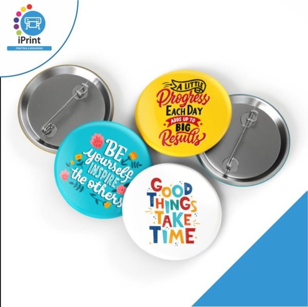 BUTTON BADGES (SET OF 8)