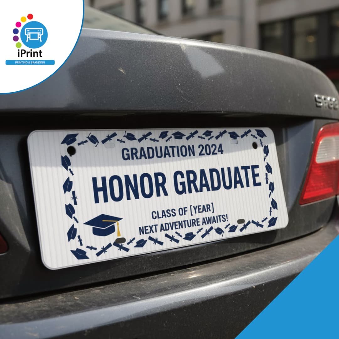 TEMPORARY NUMBER PLATE