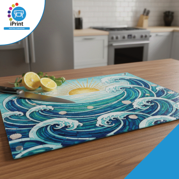 LARGE PRINTED GLASS BOARD