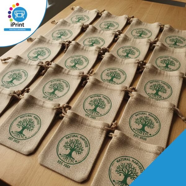 HESSIAN GIFT BAGS (SET OF 20)