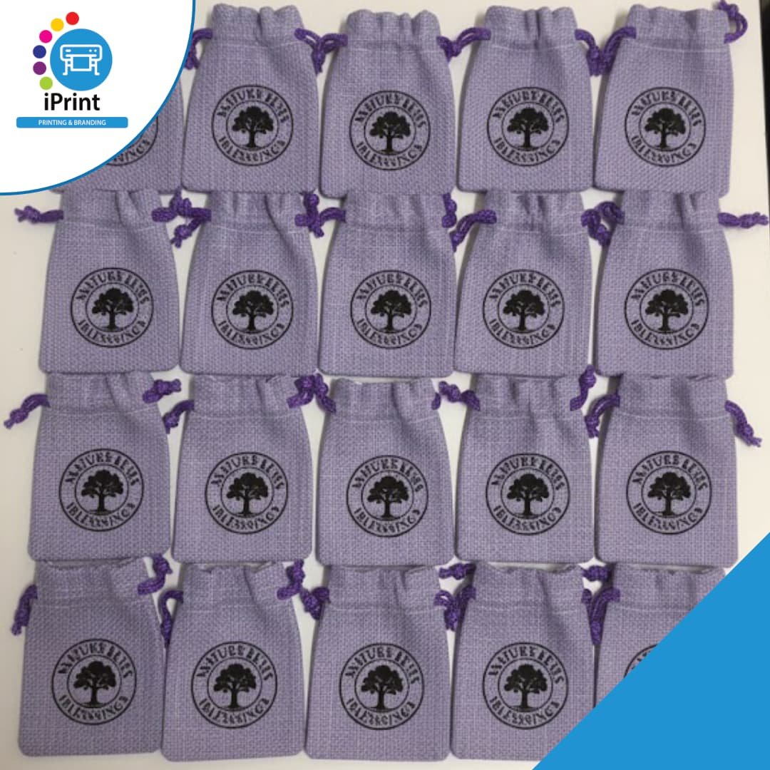 HESSIAN GIFT BAGS (SET OF 20)