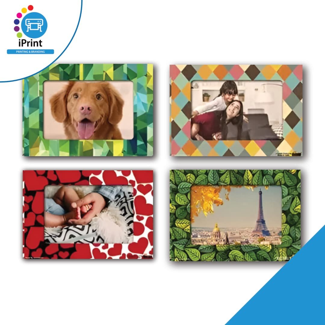 PICTURE FRAME FLEXIBLE FRIDGE MAGNETS (SET 0F 4)