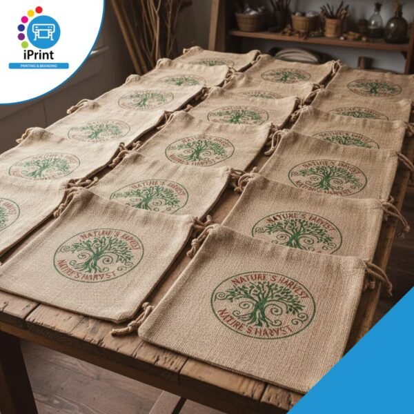 HESSIAN GIFT BAGS (SET OF 20)