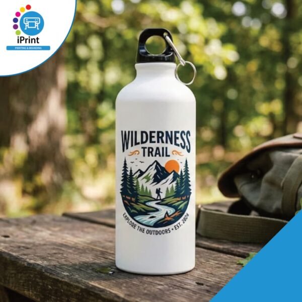 ALUMINIUM WATER BOTTLE WITH CARRY HANDLE