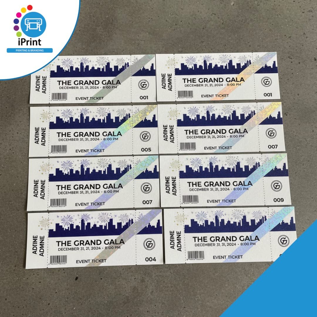 EVENT TICKETS (SET OF 10)