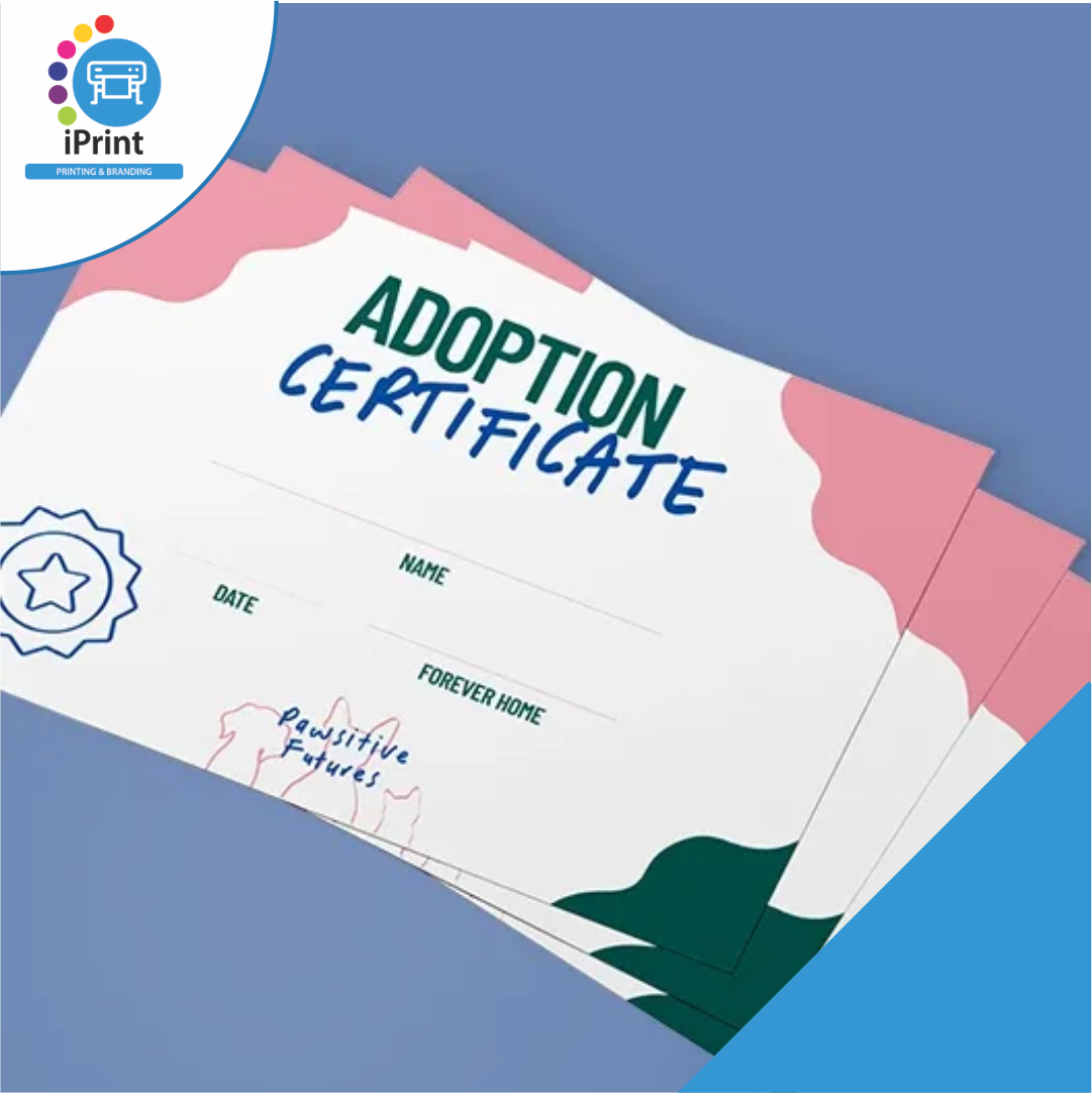 CERTIFICATES (SET OF 2)