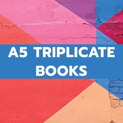 A5 TRIPLICATE BOOKS