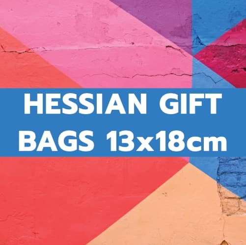 130x180mm HESSIAN GIFT BAGS