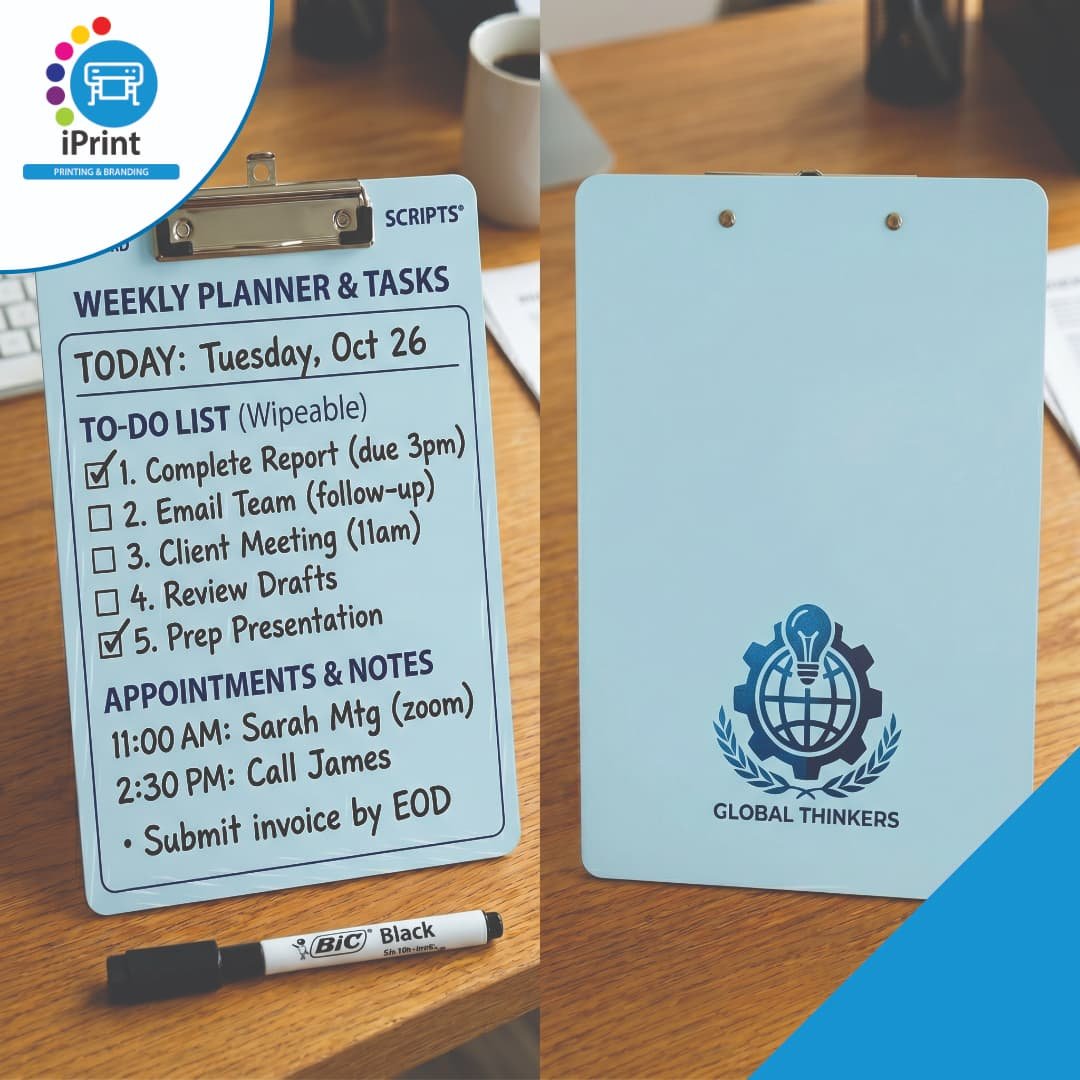 WRITE AND WIPE CLIPBOARD
