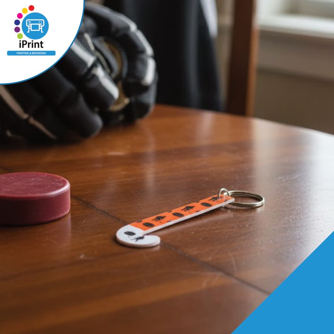 HOCKEY STICK KEYRING