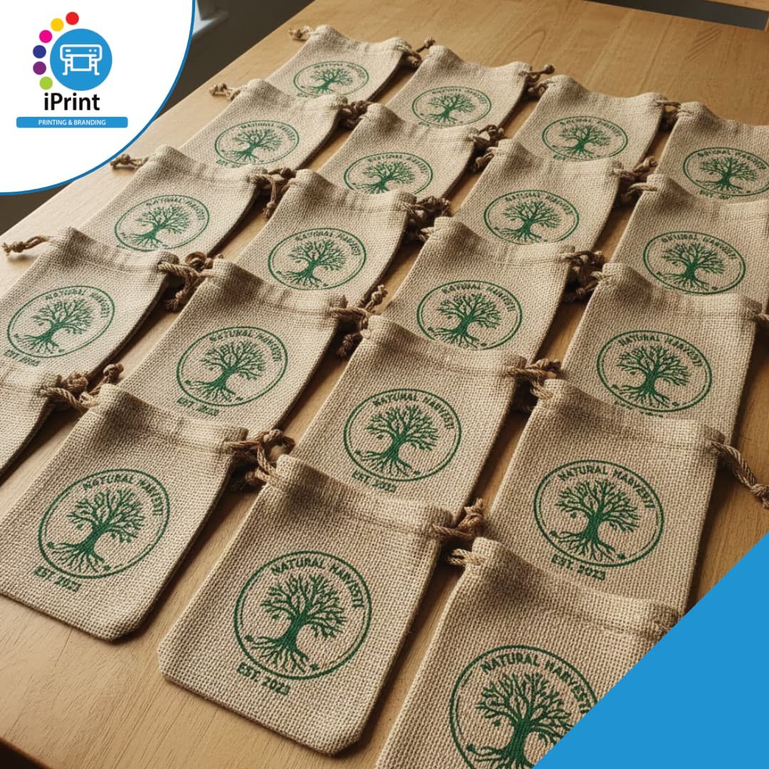 HESSIAN GIFT BAGS (SET OF 20)