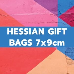 70x90mm HESSIAN GIFT BAGS