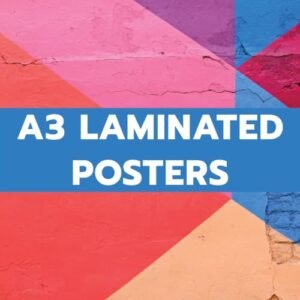 A3 LAMINATED POSTER