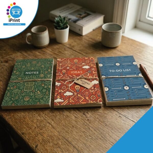 TEAR-OFF NOTEPAD WITH COVER (SET OF 3)