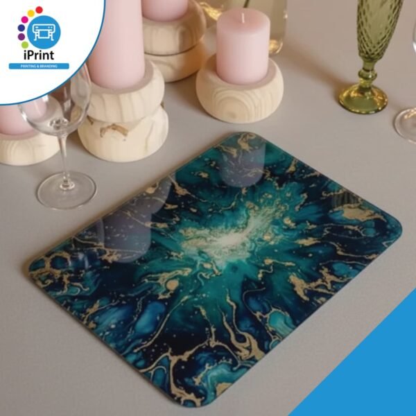 SMALL PRINTED GLASS BOARD