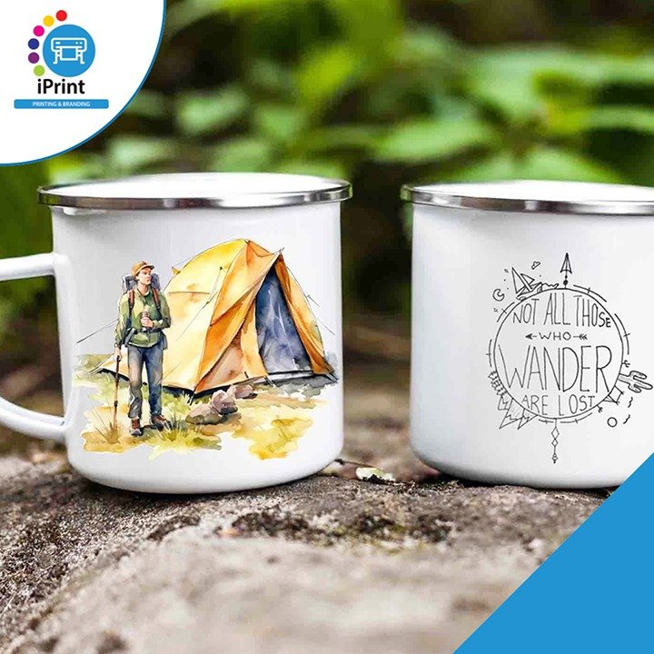 ENAMEL MUG