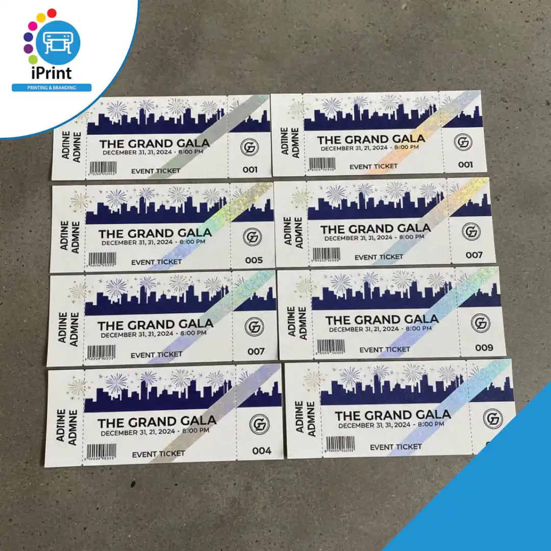 EVENT TICKETS (SET OF 10)