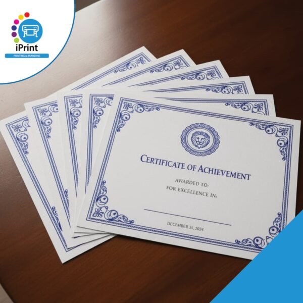 CERTIFICATES (SET OF 10)